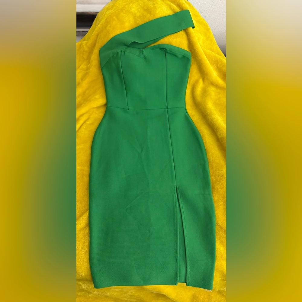 Adyce One Shoulder Split Thigh Dress